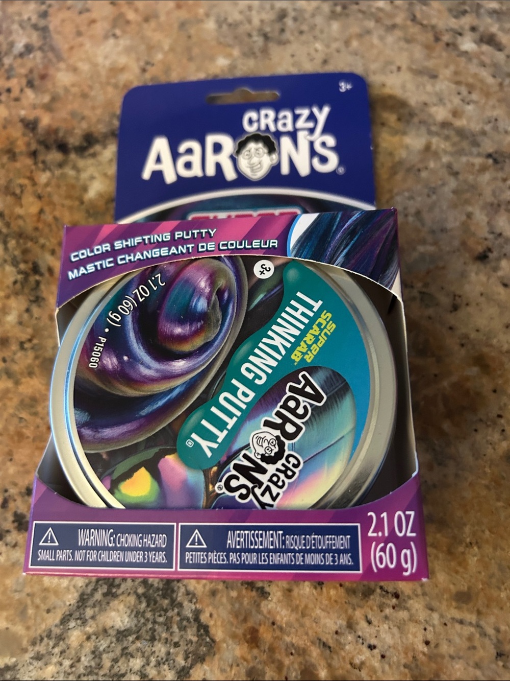 Crazy Aaron's Thinking Putty - Color Shifting Purple/Blue
